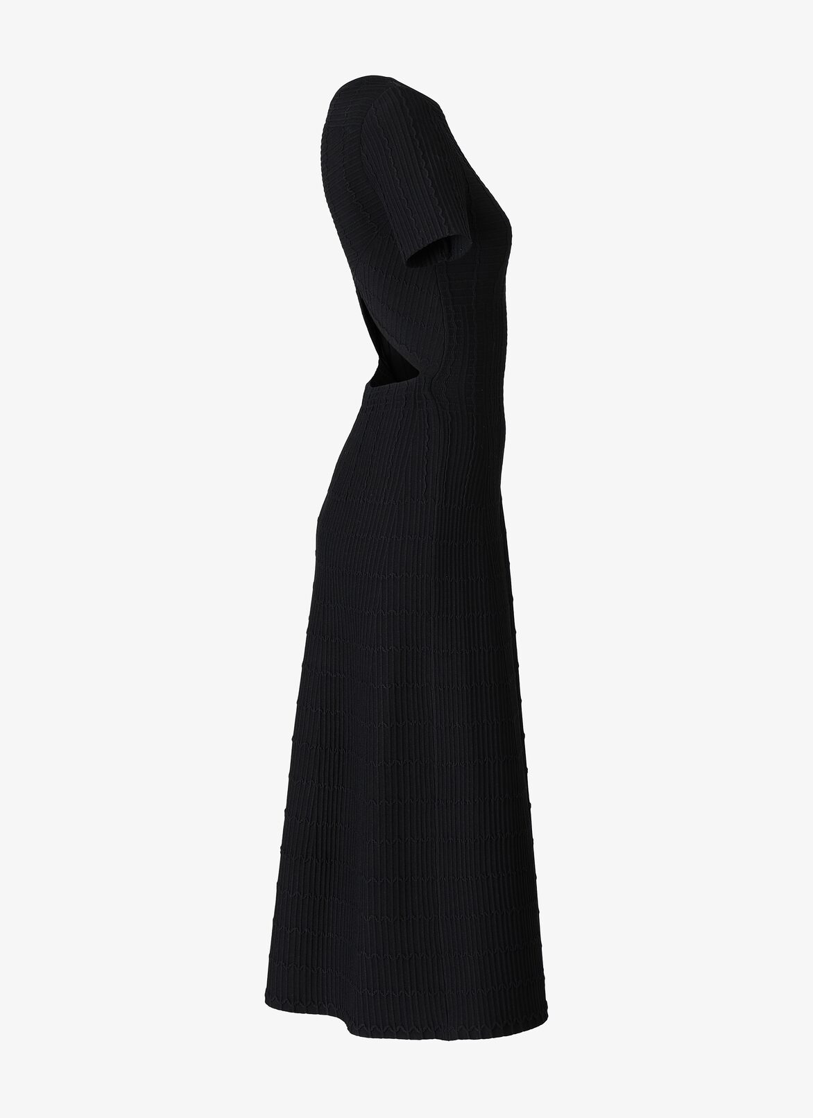 Long Knitted Dress ALAÏA BLACK LONG KNITTED DRESS